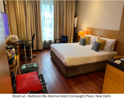 Room at - Radisson Blu Marina Hotel Connaught Place. New Delhi