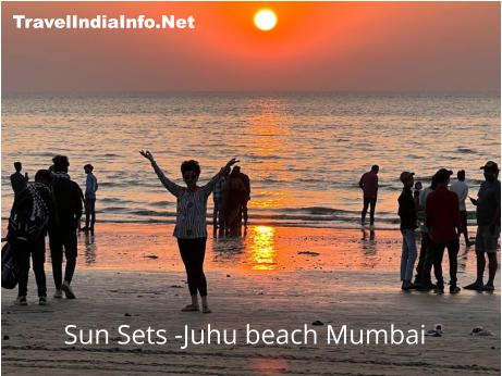 Sunset Mumbai Juhu Beach
