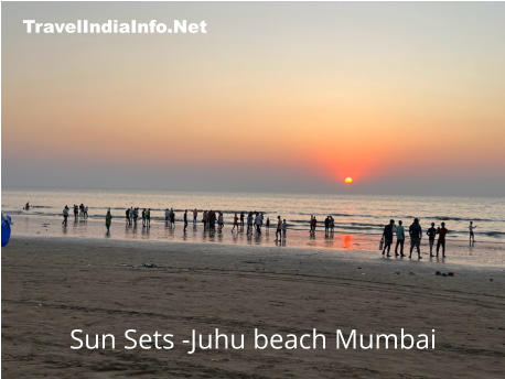 Sunset Juhu Beach Mumbai