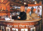 Bar on the train.
