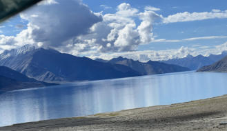 View  of Pangong Lake Ladakh